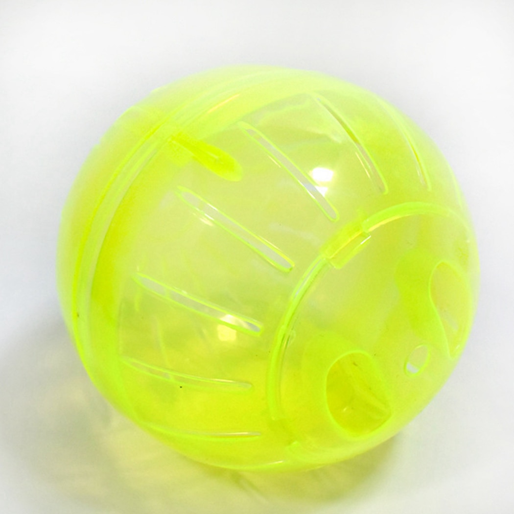 1PCS Random Color Hamster Ball Clear Plastic Safe Sturdy Hamster Exercise Ball Transparent Hamster Ball Toy for Small Pet
