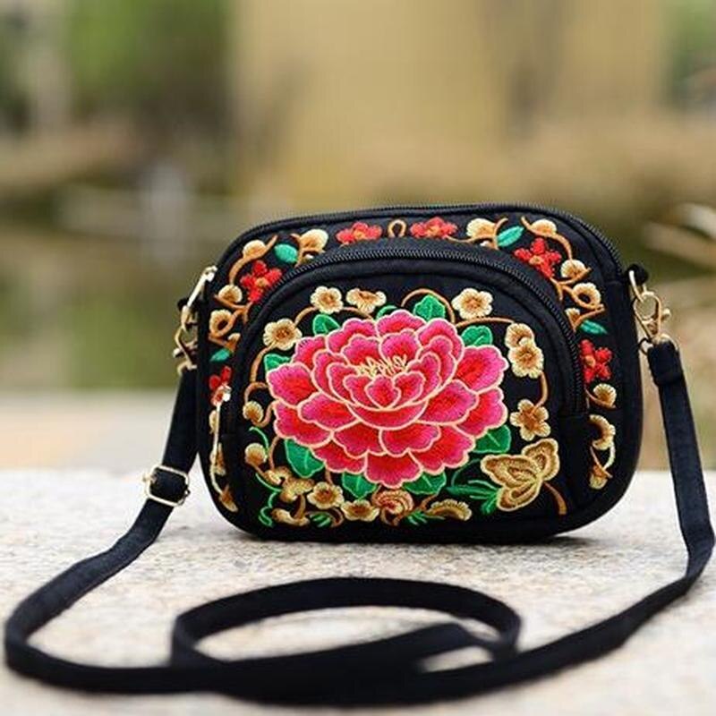 Sac à main Vintage Hmong pour femmes, fourre-tout, sacoche Hippie ethnique, sac à bandoulière brodé Boho