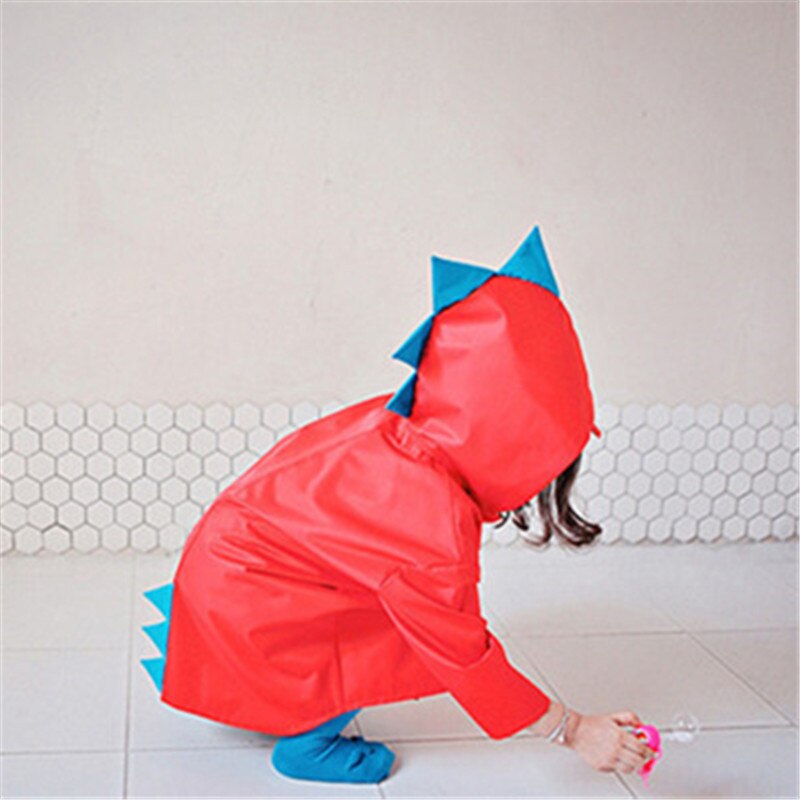 Mode Outdoor Leuke Dinosaurus Polyester Kids Regenjas Waterdichte Kinderen Ondoordringbare Poncho Baby Jongens Meisjes Regen Jas CT053