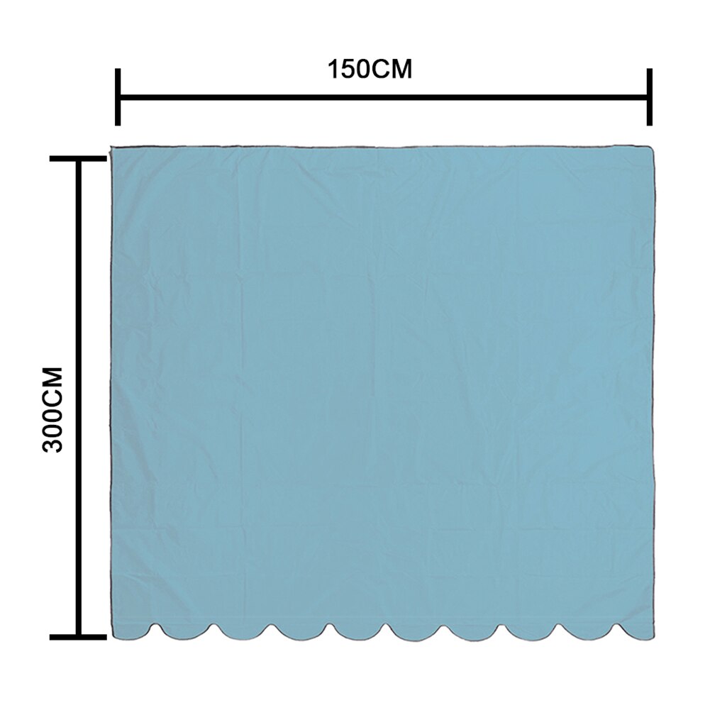 Awning Cover Waterproof Topper Cover Canopy Replacable Fabric Cover Outdoor Awning Sun Protective Cover: blue 3x1.5m