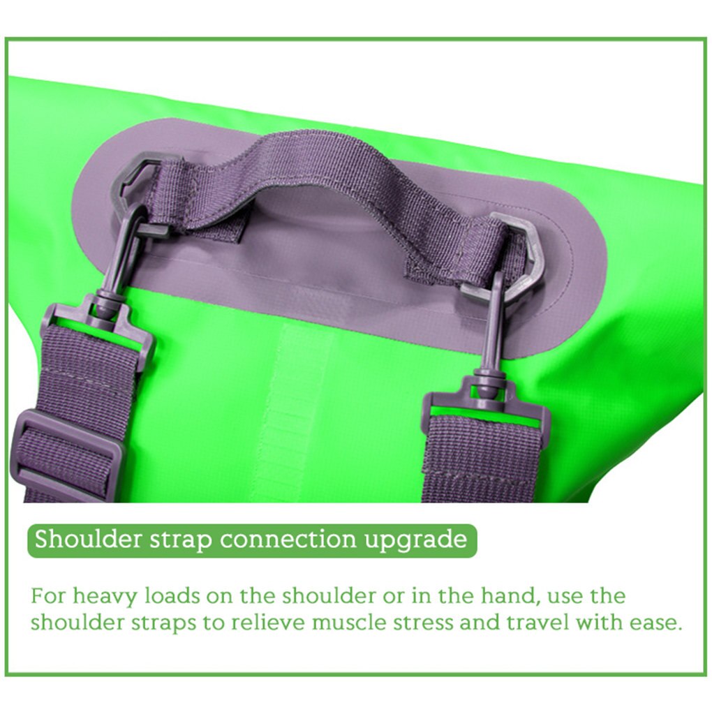 PVC Bag Waterproof Beach Swim Backpack Bucket Pouch for Kayaking Boating Fishing