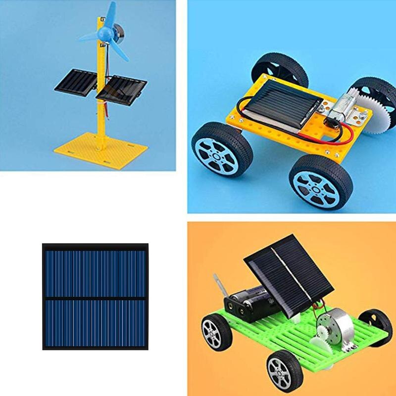 5.5v 80ma ronde zwarte mini zonnepaneel handwerk siliconen oplaadbord polykristallijn draagbaar doe-het-zelf om te lijmen  j6 u 5