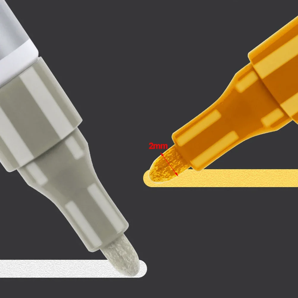 Penna per riparazione graffi auto Penna per vernice per ritocco automatico Rimozione riempimento Pennarello per vernice per pneumatici per veicoli kit trasparente per la cura della riparazione dei graffi per lo messa in piega dell'auto