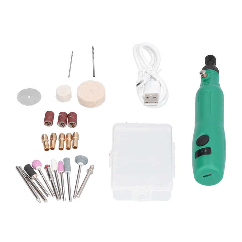 Mini amoladora eléctrica recargable, pluma para molienda, bricolaje