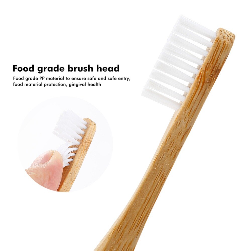 13 Colors Soft Bristles Bamboo Toothbrush Natural Eco-friendly Natural Round Handle Toothbrush Oral Care