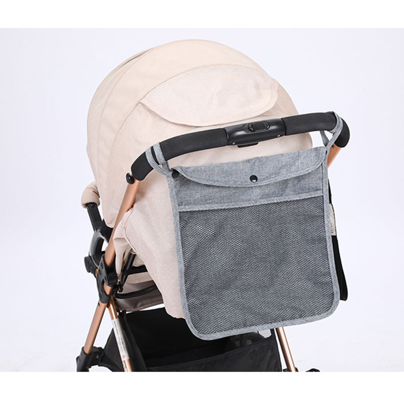 Baby klapvogn organisator taske grå kop holder barnevogn barnevogn opbevaringsflaske taske ble bleetaske yoya klapvogn tilbehør: 34 x 30cm- grå