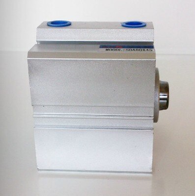 Heschen Pneumatisch Compact Aluminium Luchtcilinder SDA 80-10 Boring: 80mm Slag 10mm 3/8 PT Poort Grootte Double Acting