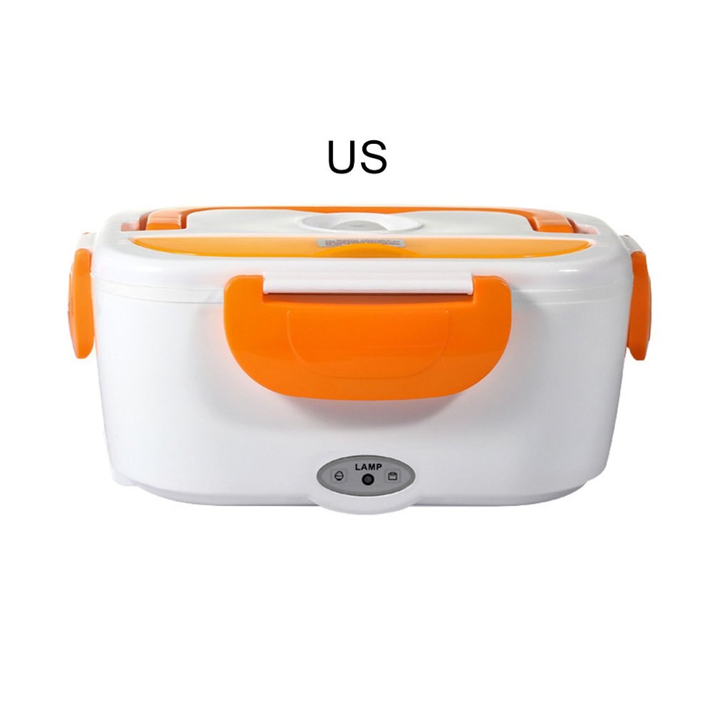 Thermic Dynamics Lunchbox Electric Lunch Box Car Power Supply Convenient Easy to Heat Circulation Heating: US Orange