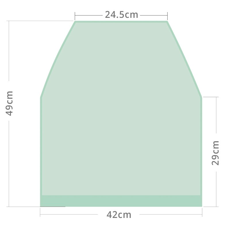 PVC Stereo Biological Microscope Dust Cover Microscope Accessories: 42X49X29cm