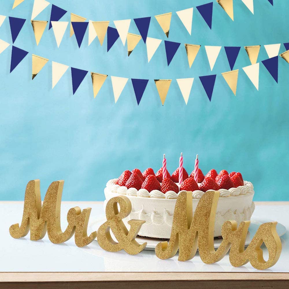 Globos de látex de color azul real, dorado y Beige, decoraciones colgantes para de cumpleaños de niño, bandera de papel, pompón, flor, corazón, guirnaldas con borlas