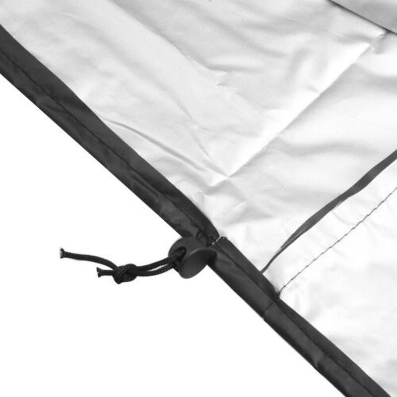 Cubierta impermeable para muebles de jardín, funda de mimbre para mesa, cubo, sofá, exterior, color negro, 9 tamaños
