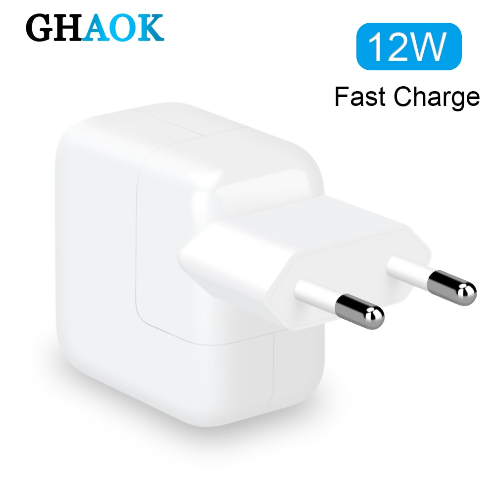 2.4a snelladende 10w usb-stroomadapter telefoon reislader voor iphone  x 8 plus 7 6s 5s ipad mini air voor samsung euro eu