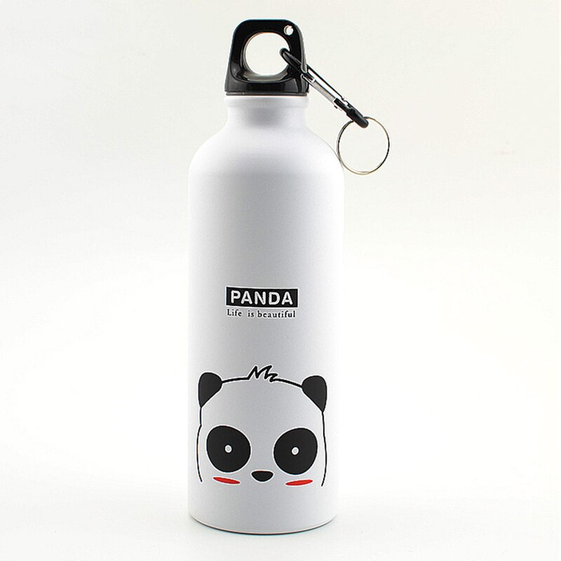 500Ml Leuke Water Bolttle Mooie Dieren Outdoor Draagbare Sport Camping Wandelen Fiets School Kids Water Fles Creatieve