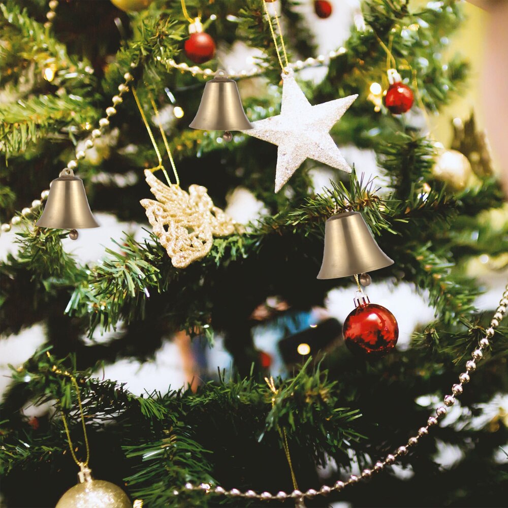 2pz in Ottone di Apertura Corno Campane Campana di Rame Pendenti con Gemme E Perle FAI DA TE Vento Carillon Accessori