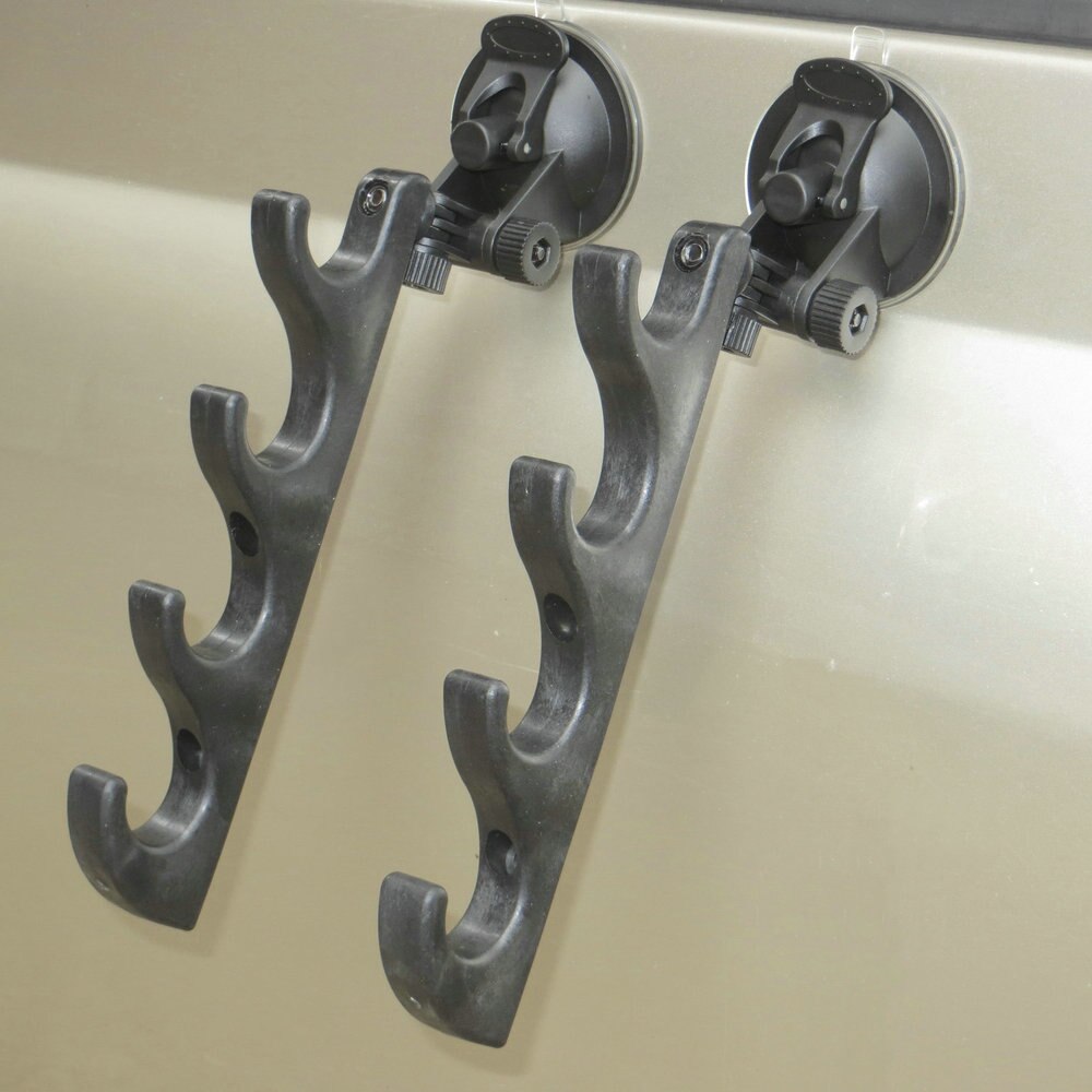 Fishing Rod Holders with Suction Cups Attach for Car/Truck/SUV/Smooth Glass