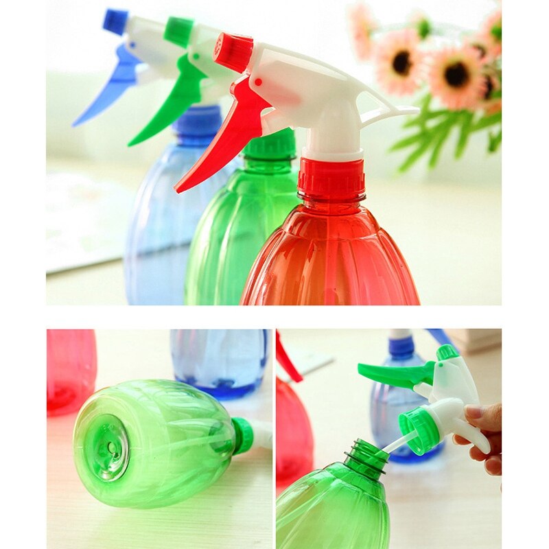 9- pack 500ml lege plastic spuitflessen multifunctionele verstuivers voor essentiële schoonheid, water, haar en reiniging - duurzame tri