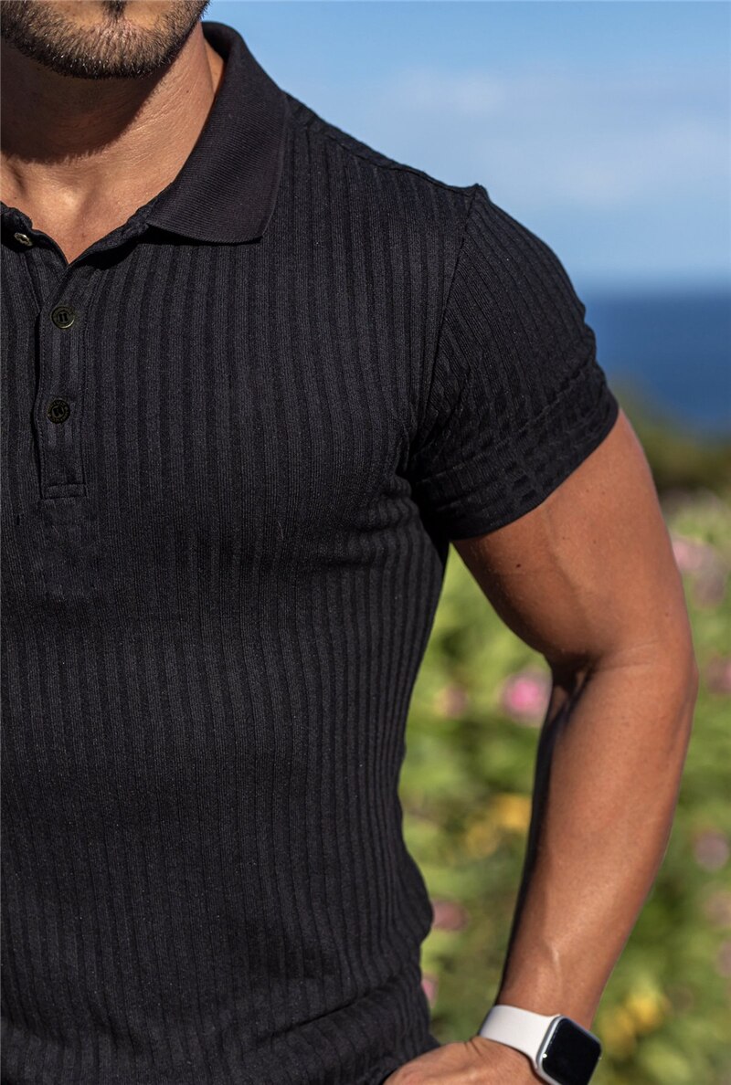 Summer Breathable Polo Shirt Male Cotton Solid Gym... – Grandado