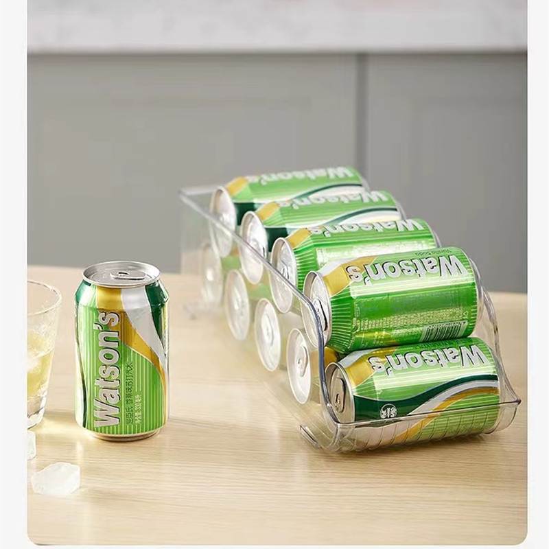 Koelkast Organizer Bins Blikjes Frisdrank Dispenser Drank Fles Houder Koelkast Organizer Pantry Organisator Keuken Opbergrek blikjes houder koelkast