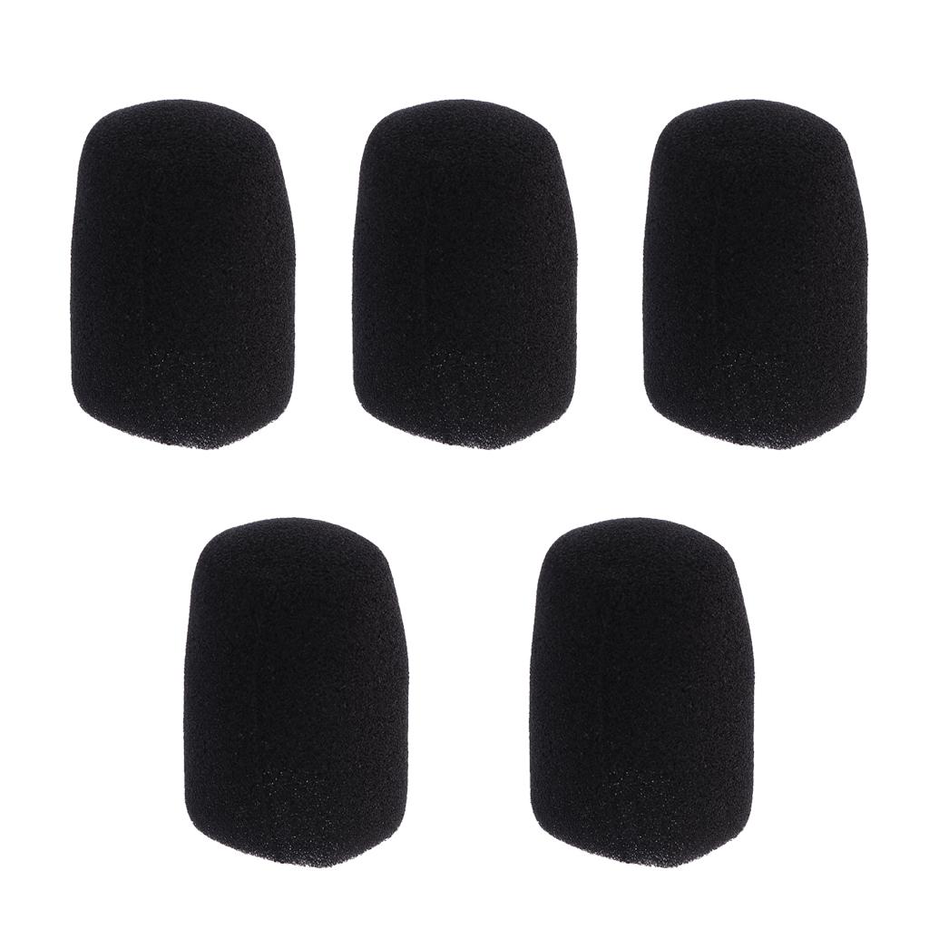 53mm Microphone Windshield Covers 55m Soft Foam Mic Cover Sponge Skin