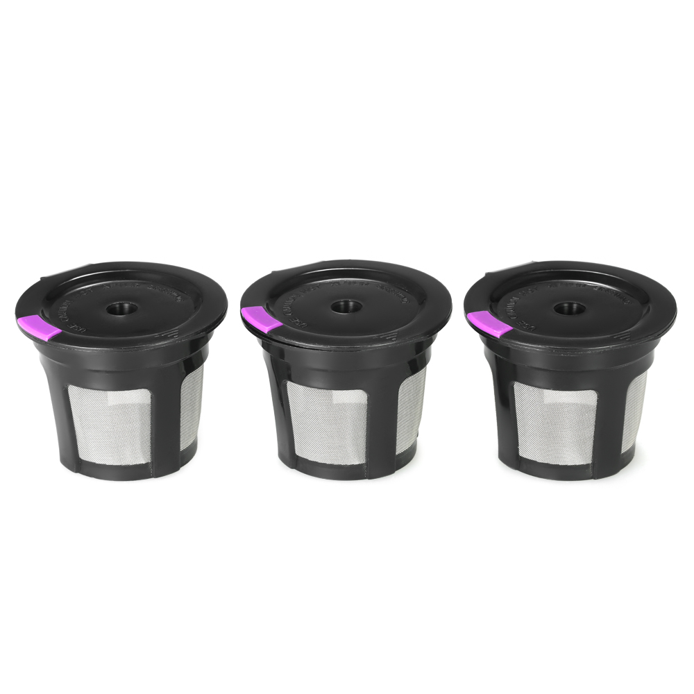 3 Stks/set Herbruikbare K-Cup Koffie Capsule Voor Keurig 2.0 &amp; 1.0 Brewers Hervulbare Koffie Filters