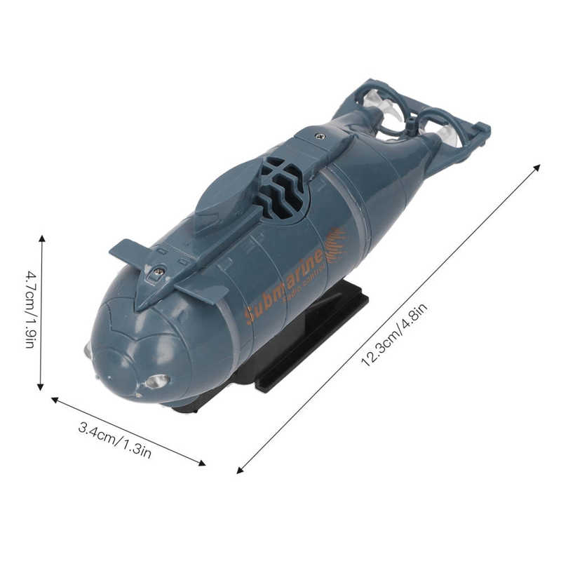 Coque de bateau de pêche rc sans fil, 2.4G, 6 canaux, télécommande, sous-marin étanche