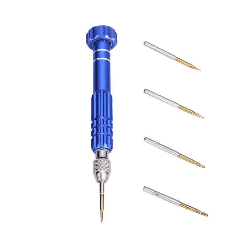 5 in 1 Screwdriver Set for iPhone Repair Screen Repair Kit Opening Tools with 4 Screw Bits for Opening Electronics Tool Kit