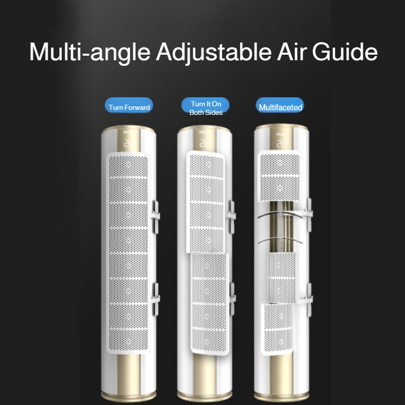 Vertical Air Conditioner Wind Shield Universal Adjustment Cylindrical Windproof and Direct Blowing Air Outlet Adjustable Wind