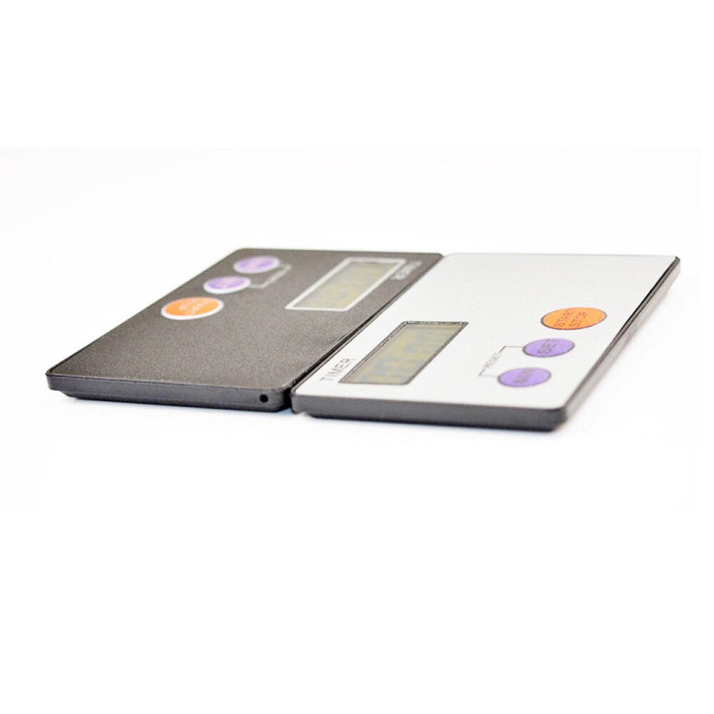 Digital Study Rest Pocket Cooking Timer Countdown Kitchen Credit Card Size