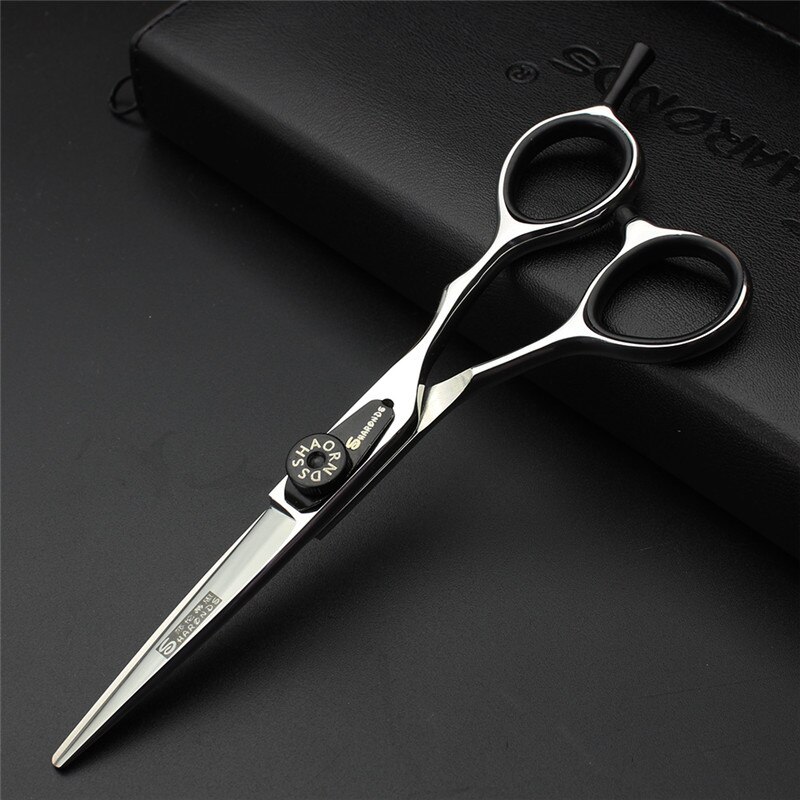 Sharonds 5.5/6 Inch Japanse Professionele Kapsalon Speciale Haar Schaar Plat Knippen Schaar + Verdund Schaar Set: 5.5 inch Cutting