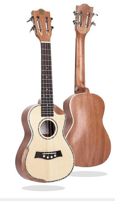 NEUE-Ukulele 23 Zoll fest Mahagoni oben mit Ukulele Anlasser Tenor Ukulele: Schokolade
