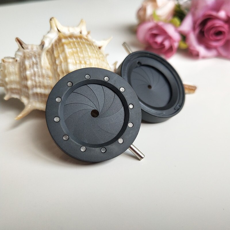 1 Pc 1.2-18 Mm 10 Bladen Verstelbare Zoom Optische Iris Diafragma Diafragma Condensator Digitale Camera Microscoop Lens adapter Gebruik