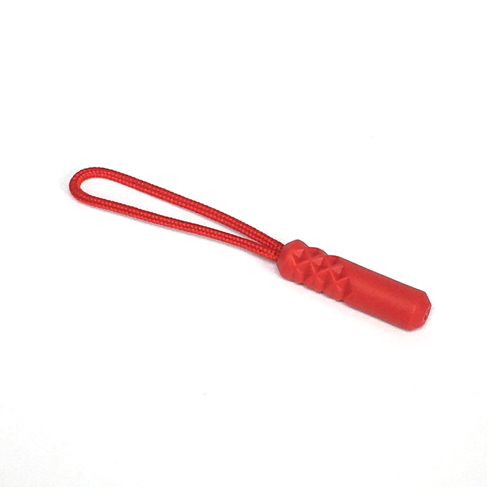 Boucle à tirette pour paracorde, 10 pièces, cordon, fermeture éclair, accessoires, sac à dos, vêtements, 10 couleurs: Red