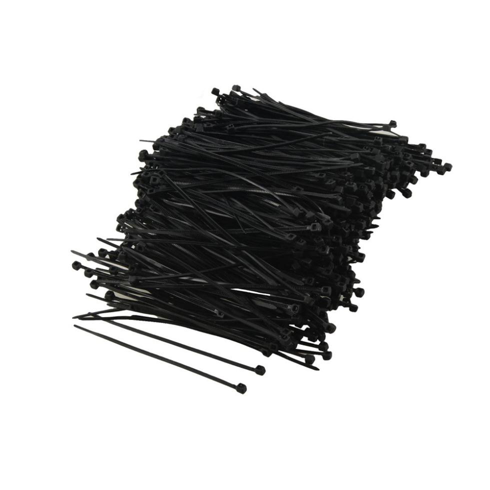 ! Kabelbinders Nylon1000 Stuks Zwart Plastic Cable Zip Tie Fasten Wrap 95Mm X 2Mm