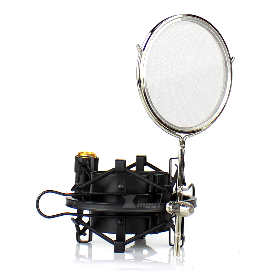 55mm-60mm Metalen Spider Microfoon Stand Wind Screen Shockmount Popfilter Shock Mount Microfoon Houder Voor Superlux CMH8B CMH8AH CMH8CH