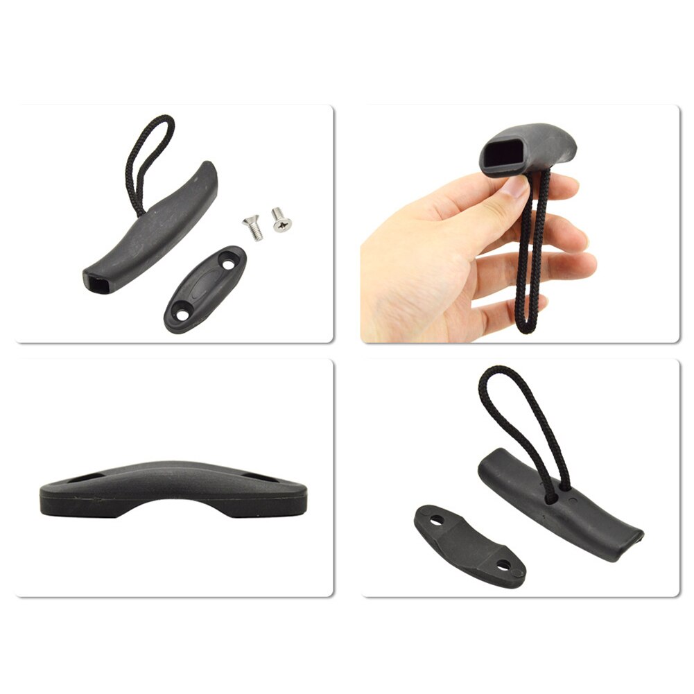 Universal Marine Canoe Kayak T Handle Nylon Dinghy Carry Handle w/ Screws Marine Water Sports Handles With Attachment T-Handle