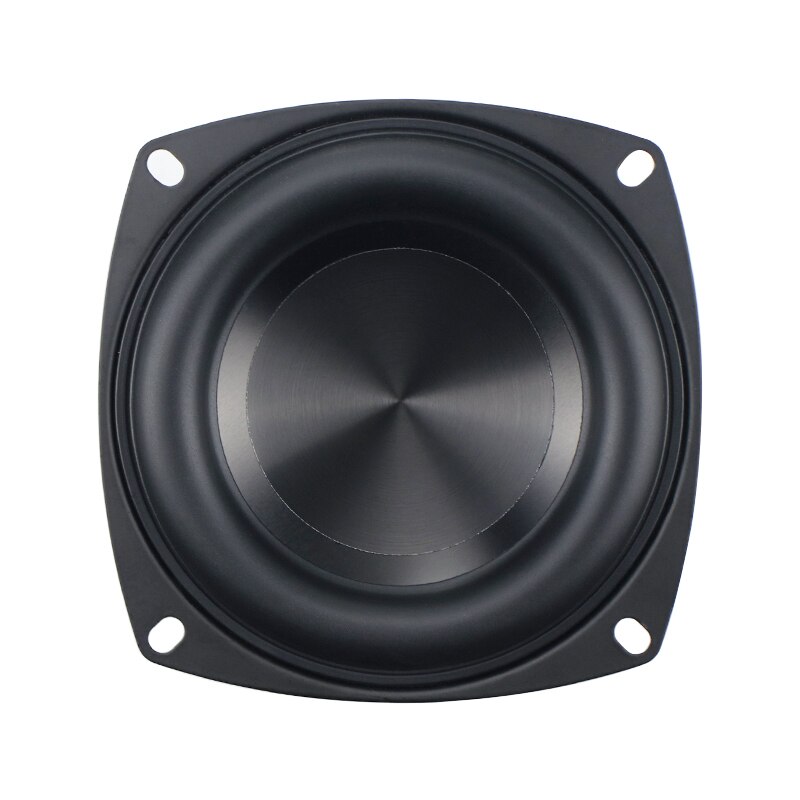 GHXAMP 1Pc 4 Inch Woofer Speaker Hifi Subwoofer Waterproof Aluminum Oxide Disc Bass Horn Upgrade 2.1 Speaker