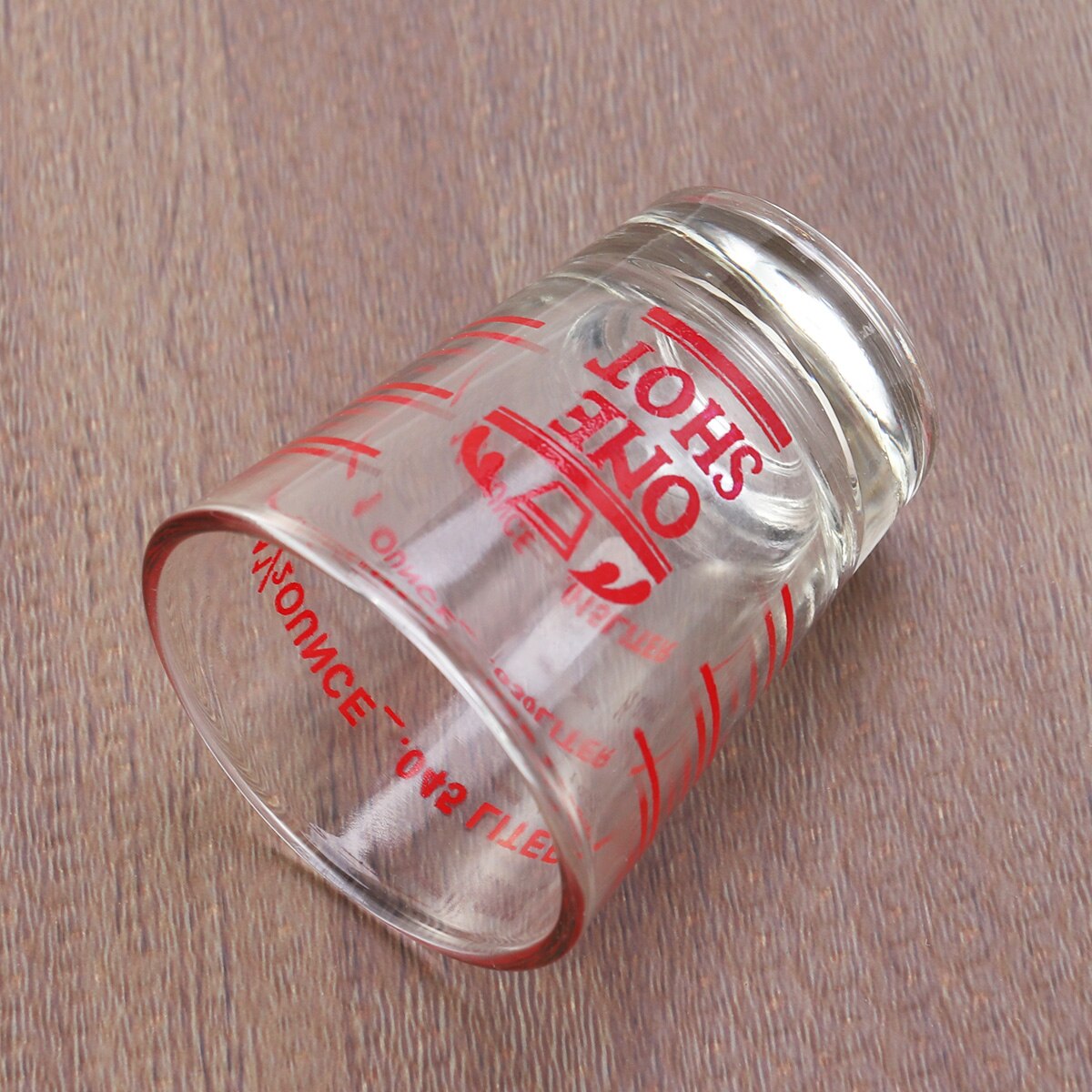 30ML Glass Measuring Cup Espresso Shot Glass Liquid Glass Ounce Cup with Scale Kitchen Measure Tool Supplies (Black)