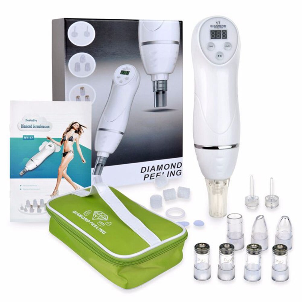 Mikrodermabrasion Diamant Mitesser Entfernung Peeling Schönheit Maschine Haut Schälen Diamant Dermabrasion Poren Reinigung