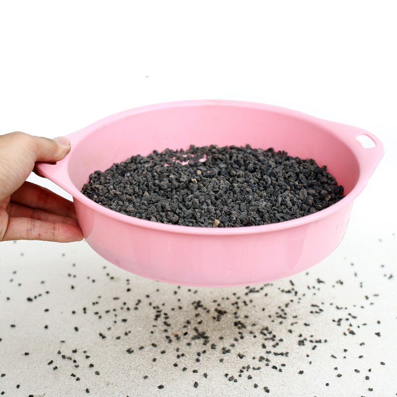 Tamiz de malla de plástico para jardín práctica, 3mm, Red de tamiz de suelo para Compost, piedras grandes, herramienta de jardín de filtración de ramitas