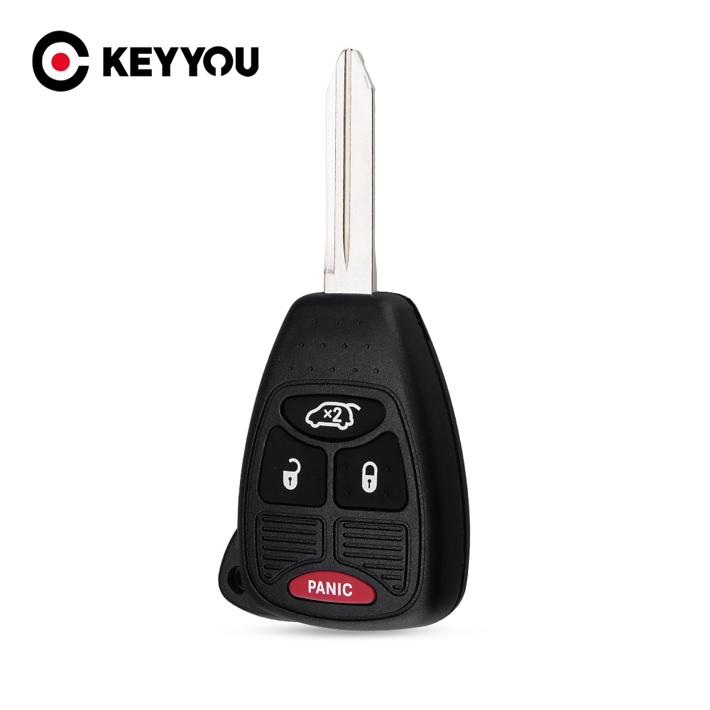 Keyyou Remote 4 Knoppen Autosleutel Case Vervanging Shell Voor Chrysler Sebring 300C