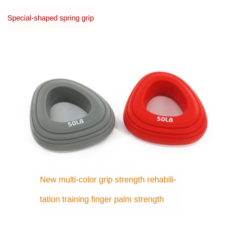 Triangle Hand Gripper Grip Silicone Ring Hand Resistance Band Finger Stretcher-Exercise for Forearm Wrist Training Hand Expander