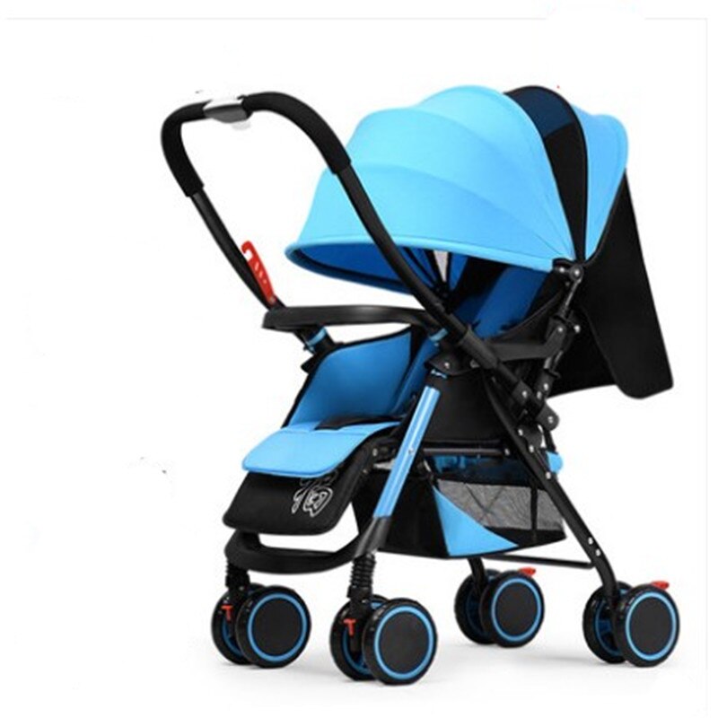 Baby stroller can sit and lie super lightweight folding simple portable child baby umbrella