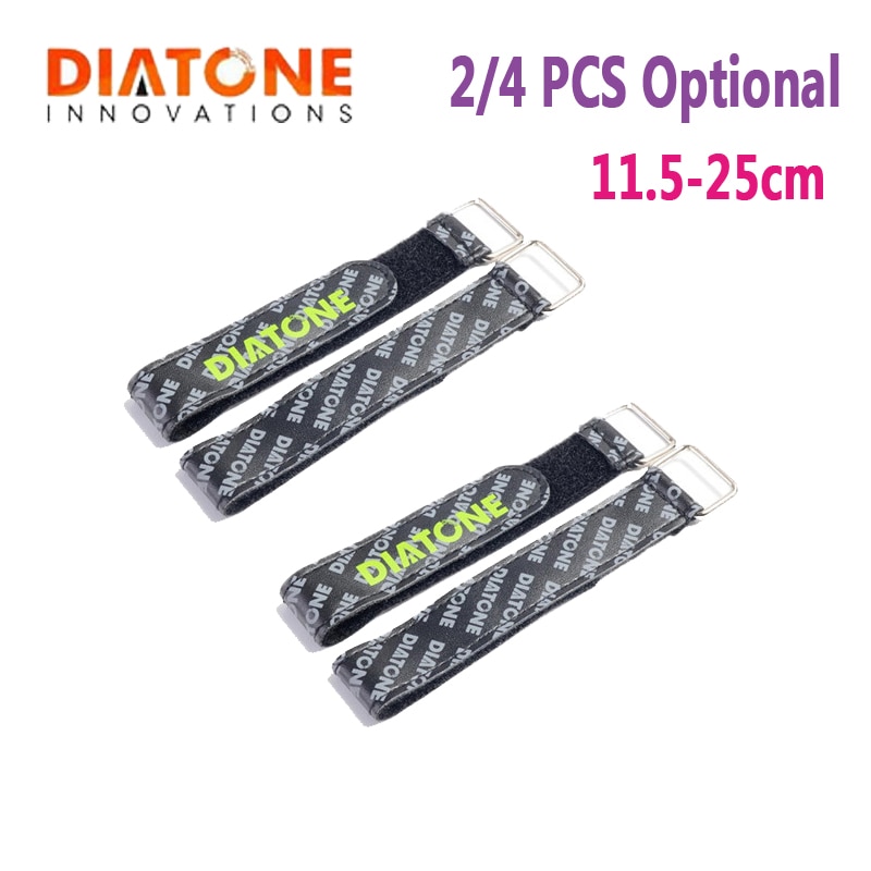2/4 PCS DIATONE 11.5-25cm Antislip Tape Batterij Band voor FPV Racing Multi Rotor RC Quadcopter drone DIY Onderdelen Accessoires