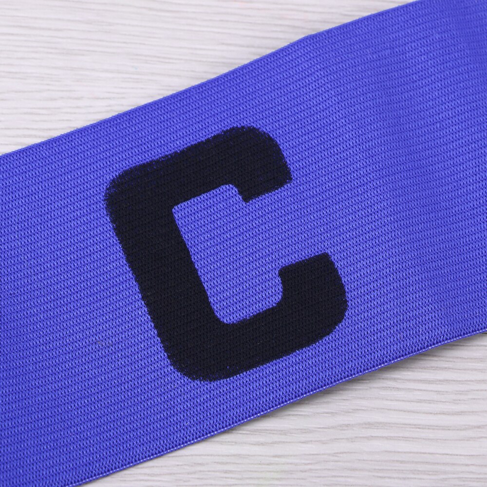 Football Soccer Captain Armband Adjustable Soccer Rugby Basketball Player Bands (Black)