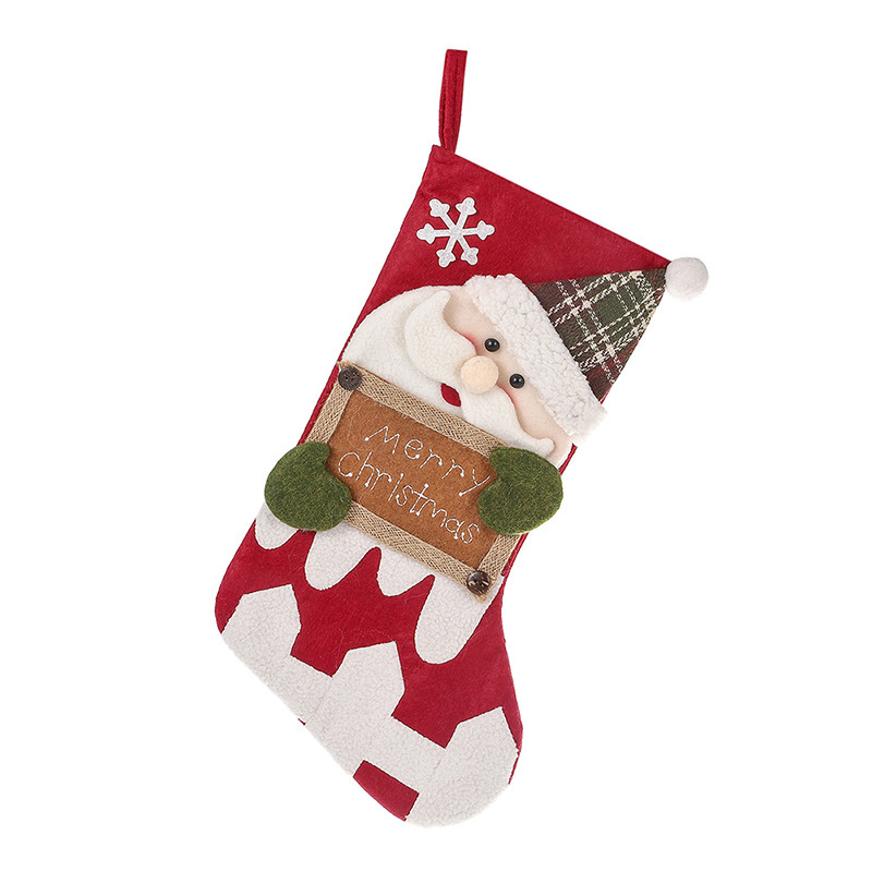 Paw Shaped Christmas Decorations For Home Stockings Cute Xmas Tree Ornament Decor with Bow Tie Year Sock Year 2024: DARK GRAY