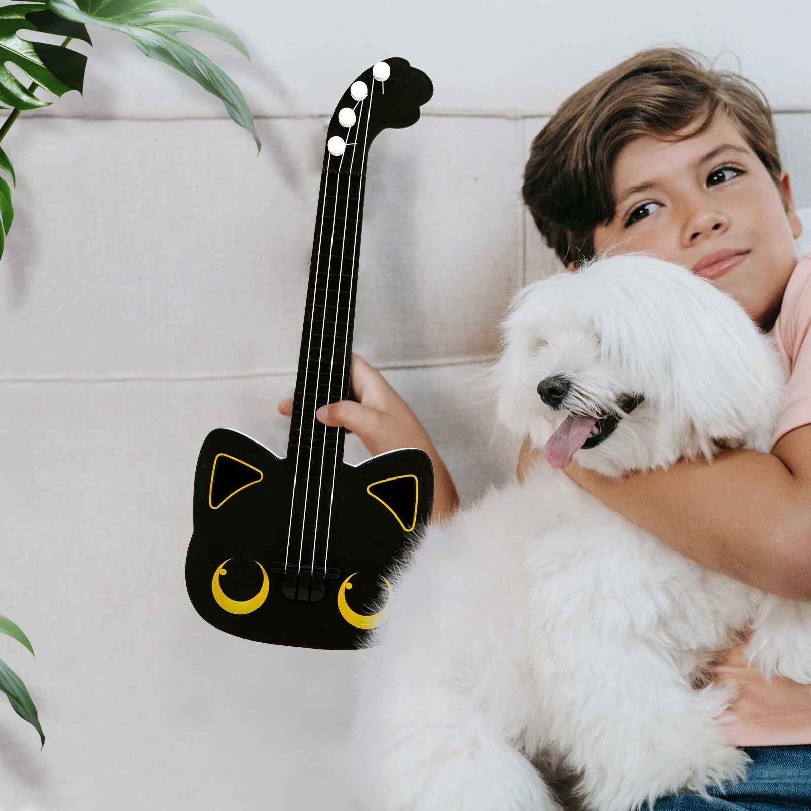 Plastic Kids Ukulele Beginner Musical Instrument Guitar for Children