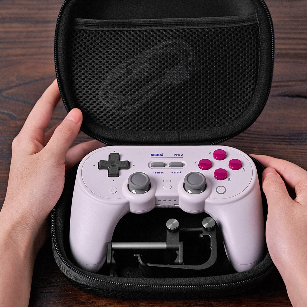 8Bitdo Game Controller Carrying Case Portable Travel for SN30 Pro+ Pro 2 PS5 PS4 Pouch Shell Case Protective Carrying