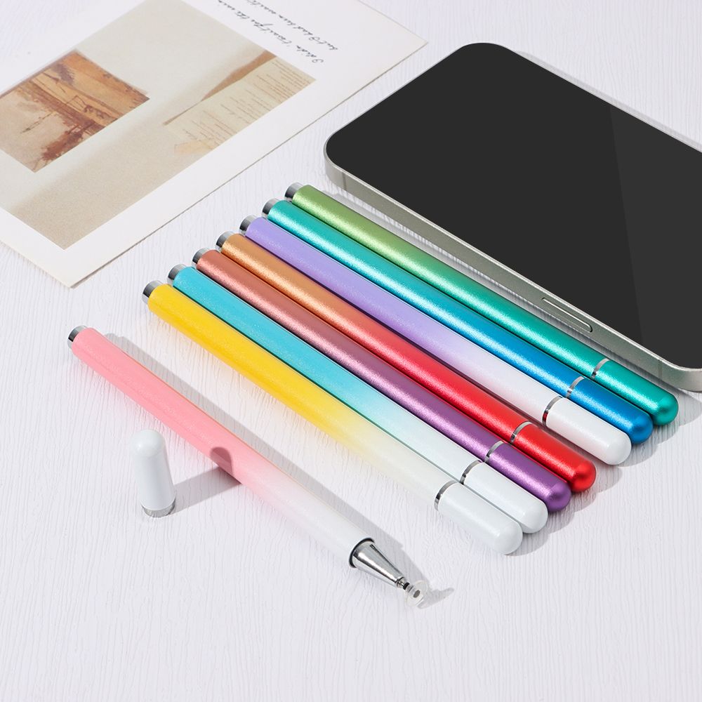 Gradient Color Stylus Pen Lightweight Replaceable Drawing Tablet Pens Capacitive Screen Stylus Touchpen Tablet Phone Accessories