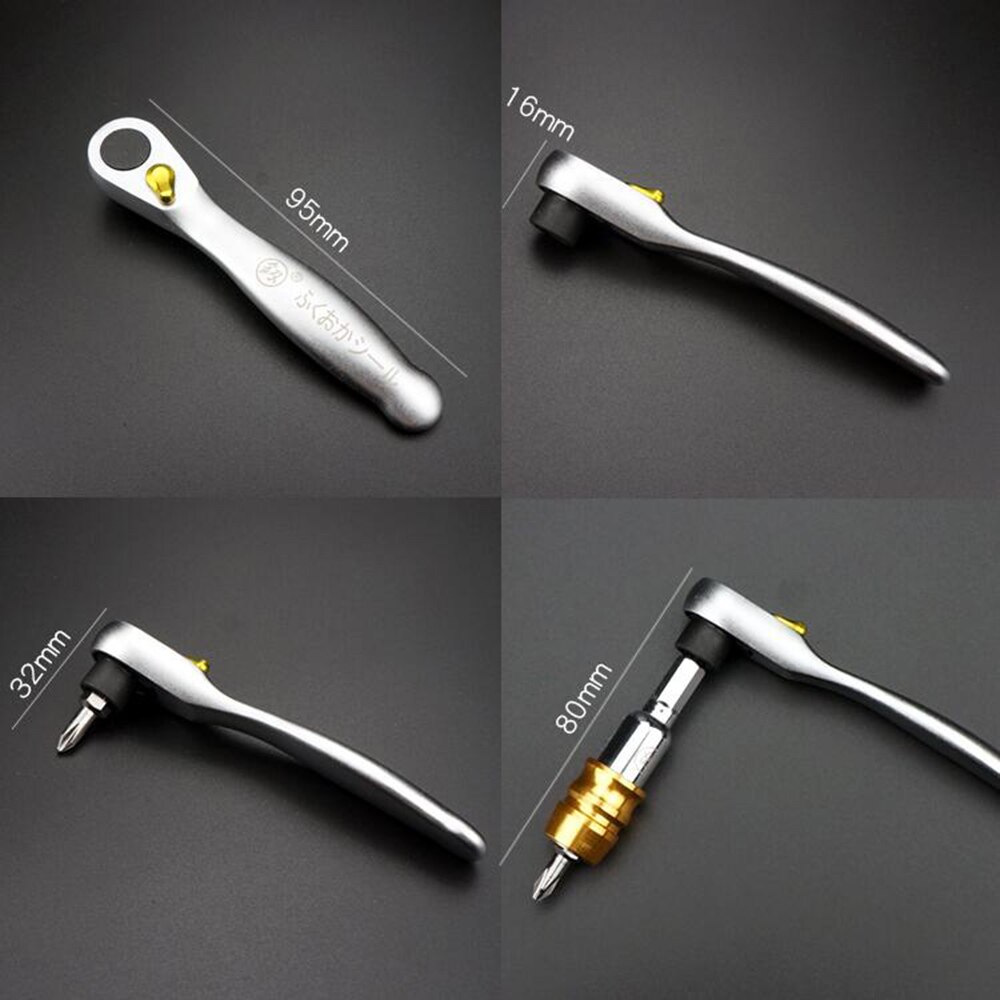 12Pcs Mini Ratchet Screwdriver Set Ratchet Wrench Set