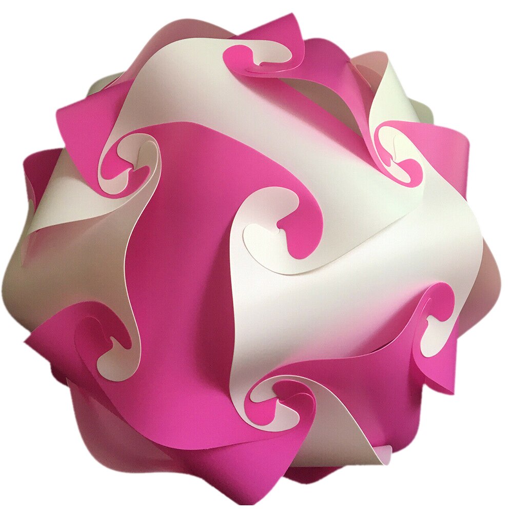 Modern Lustre Led Puzzle Chandelier Lighting Ceiling Chandeliers Lamparas Hanglamp Suspension Luminaire Lamp: White Pink